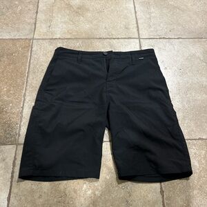 Black Hurley golf shorts